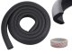 Soft foam protective tape for furniture edges and corners, 2m, black