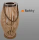 Ruhhy 00024282 Bamboo Lantern, 40 cm, Beige