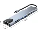 8-in-1 USB-C Hub Adapter (2x USB-C, Thunderbolt 3, 2x USB-A, HDMI 4K, SD/TF, RJ45)