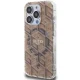 Guess IML GCube MagSafe Case for iPhone 15 Pro Max, Brown
