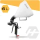 Pneumatic Plastering and Paint Spray Gun Humberg Hm-259, 6L