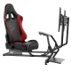 NanoRS RS160 Racing Simulator Cockpit with Seat and TV Mount