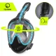 4Fizjo Tsunami S/M Full Face Snorkeling Mask, Black