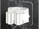 Self-Adhesive Broom and Mop Holder, White