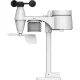 Alecto WS-4700 Weather Station with Wireless 6-in-1 Sensor, Black