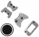 Silicone Thumbstick Grips for PlayStation / Xbox, Black & White