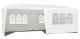 MultiGarden 3x6 m Garden Pavilion Party Tent with 6 Walls, white