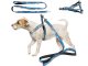 Adjustable walking harness with leash for dogs and cats, size M