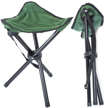 Portable Folding Camping Chair 3-Legged Fishing Stool