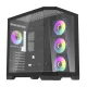 Darkflash FT418 PRO PC Case with 7 aRGB Fans, Black