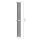 Tech-Protect Nylon Pro strap for Apple Watch 44/45/46/49 mm, navy and grey