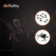 Ruhhy 00026028 Plastic Spiders Decoration, 10 pcs, Black