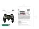 Ikonka Gamepad Foil Balloon, 72x52 cm, Black