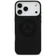 Mercedes Silicone Vintage Logo MagSafe Case for iPhone 17 Pro Max, Black