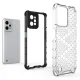 Realme C31 Honeycomb Hybrid Armor Case with TPU Frame, Transparent