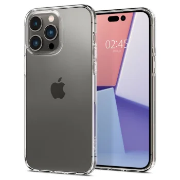 Apple iPhone 14 Pro Max 6.7'' Spigen Liquid Crystal TPU Case Cover, Transparent