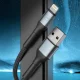 3mk Hyper Cable N-SERIES USB-A / Lightning Cable 2m 12W - Black