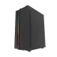 Darkflash DK151 PC Case with 3 RGB Fans, Black