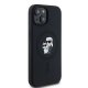 Karl Lagerfeld Silicone Karl & Choupette MagSafe Case for iPhone 15 Plus / 14 Plus, Black