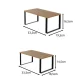 Ruhhy 25661 Bamboo Kitchen Shelves, 2 pcs