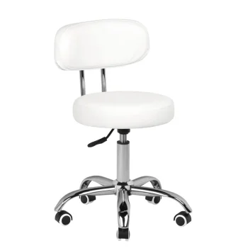 Cosmetic Pedicure Stool A-007, White