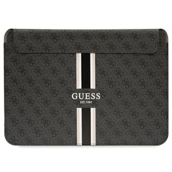 Guess 16" Laptop Sleeve 4G Printed Stripes, Black