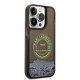 Karl Lagerfeld Liquid Glitter RSG Case for iPhone 14 Pro, Black