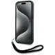 Karl Lagerfeld iPhone 15 Pro Max Case Saffiano Athleisure Stripes Cord, Red