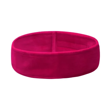 Velour Cosmetic Headband, Fuchsia