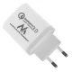 Maclean MCE479 W Wall Charger, Quick Charge 3.0, 3x USB Ports, White