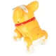 Interactive Robot Dog Corgi with Light and Music, Light Brown/White