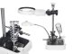 Third Hand Soldering Stand with Magnifier and 6 LED Light