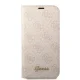 Guess iPhone 14 Pro Bookcase 4G Vintage Gold Logo Pink