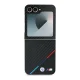 BMW Carbon Tricolor Case for Samsung Galaxy Z Flip 6, Black