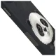 Nimmy Big Eyed Pet 2.0 Panda Case for iPhone 15 Pro, Black