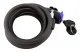 Strong Steel Cable Bicycle Lock 150 cm, Black
