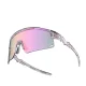 Rockbros Photochromic Cycling Glasses with UV Protection and Optical Insert, Clear Purple