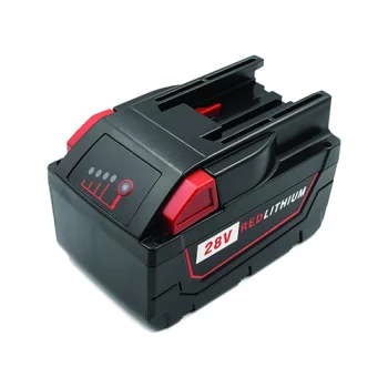 Extra Digital Power Tool Battery for Milwaukee M28, 28V, 4.0Ah, Li-ion