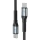 3mk Hyper Cable N-SERIES USB-C / USB-C Cable 1.5m 100W PD 3.0 QC 3.0 - Black