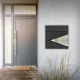 Mailbox for Letters and Newspapers, Steel, Anthracite