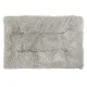 Plush Bed for Dogs and Cats, 115x80 cm, Light Grey