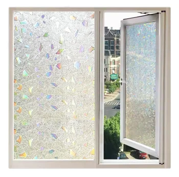 Self-Adhesive Window Film Pebble Pattern 200x45 cm