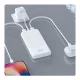 Powerbank Dudao K10Pro 2.4A 20000mAh 2 x USB-A - black