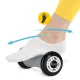 4Fizjo Spike Roller Spiked Massage Roller 17 cm, Grey/Black