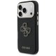 Guess FW Resin Logo Phone Case Cover iPhone 17 Pro - Black