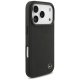 Mercedes iPhone 17 Pro Case Leather Large Laurel Leave MagSafe, Black