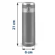Berdsen BD-786 Vacuum Flask with Thermometer 450 ml, Black