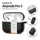 Tech-Protect Silicone Hook Case for AirPods Pro 3 - Black