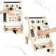 Educational Baby Wooden Walker Interactive Pusher with Sorter