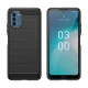 Carbon Case for Nokia C300 - Black